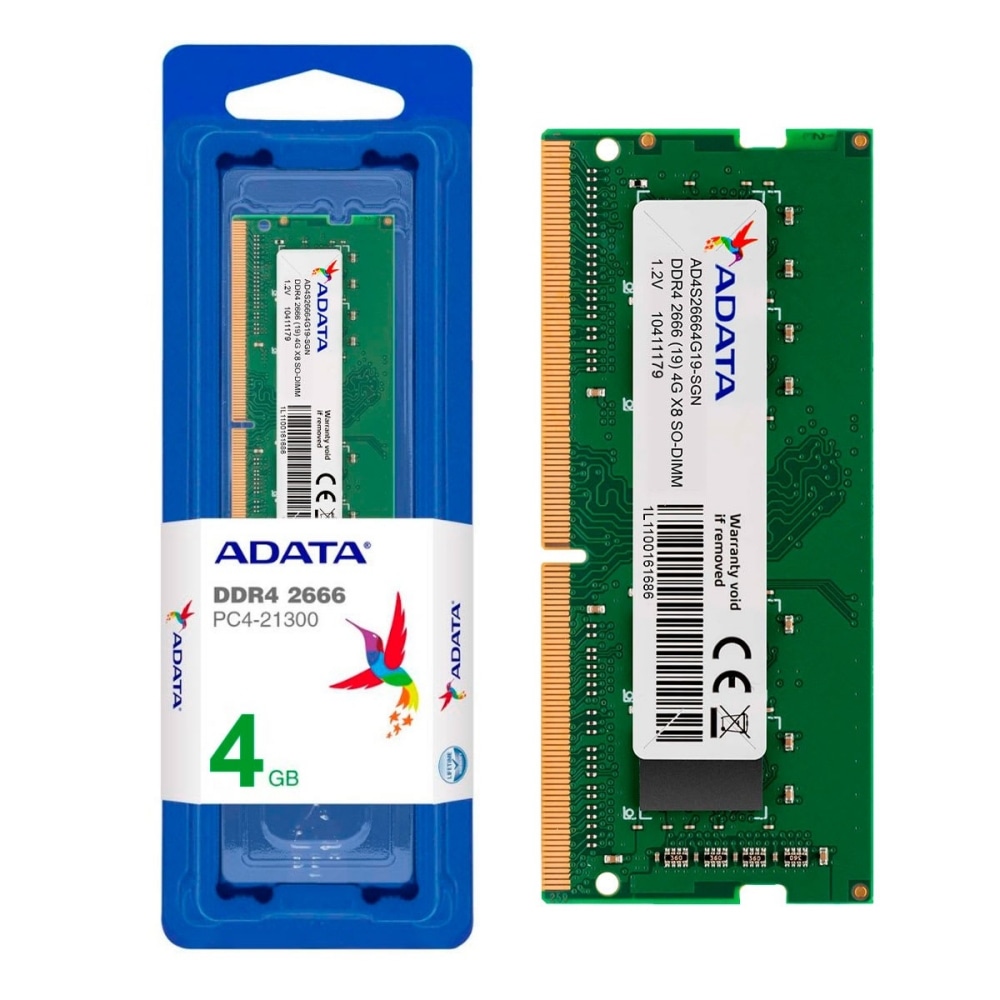 MEMÓRIA ADATA DDR4 4GB 2666MHZ NOTE (AD4S26664G19-SGN)