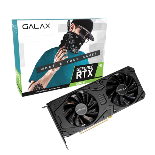 GPU GALAX RTX 3060 TI 8GB GDDR6 256 BIT (1-CLICK OC) LHR PCI-E