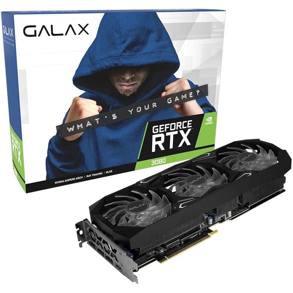 GPU GALAX RTX 3080 10GB GDDR6X 320 BIT SG (1- CLICK OC) LHR PCI-E