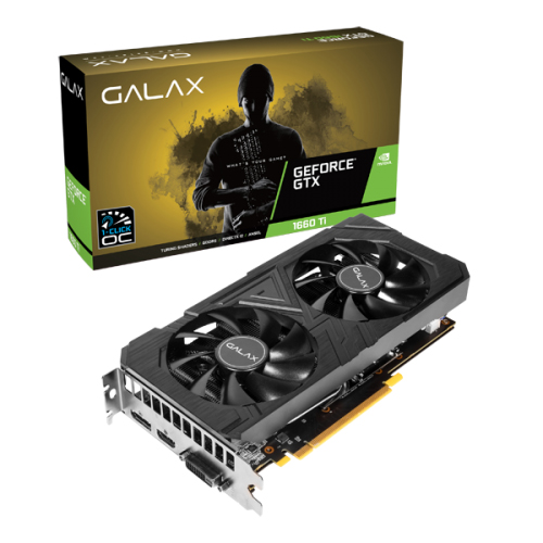 GPU GALAX GTX 1660 TI 6GB GDDR6 192 BIT (1-CLICK OC) PCI-E