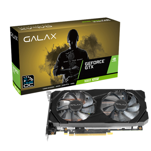 GPU GALAX GTX 1660 SUPER 6GB GDDR6 192 BIT (1-CLICK OC) PCI-E