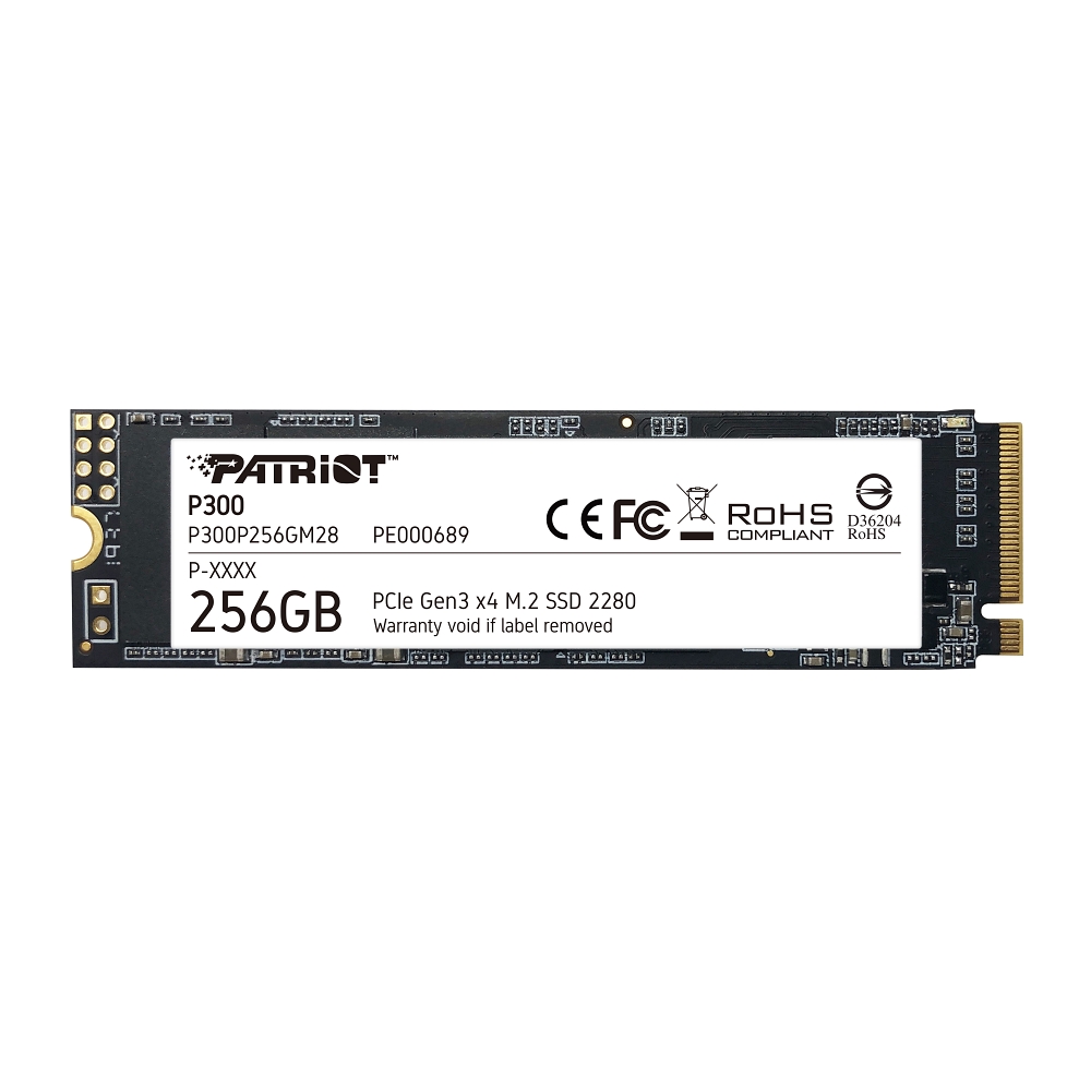 Memória HD 256 GB Terabyte SSD PATRIOT P300 M.2 PCIexpress Gen3 X4 1700mb/s