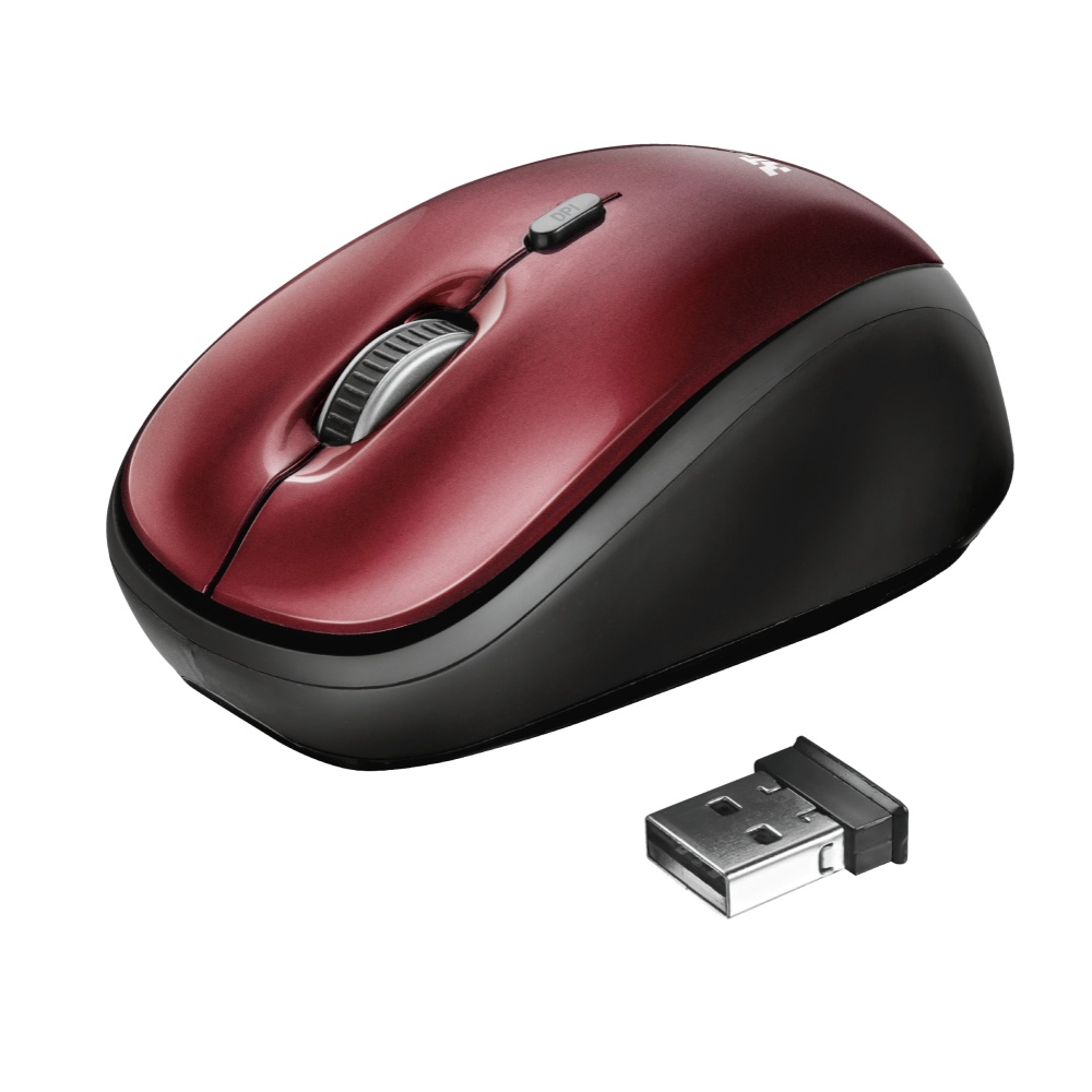MOUSE YVI WIRELESS - RED